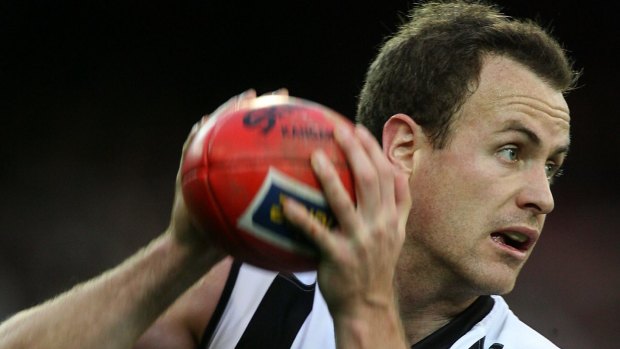 A possible contender: Former Collingwood vice-captain James Clement is likely to be approached about the Magpies' CEO position.
