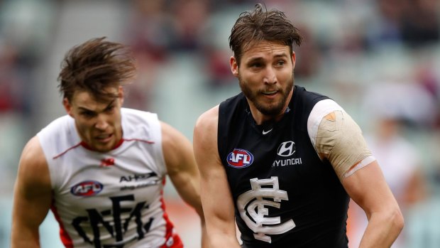 Dale Thomas, like Carlton, is looking for consistency. 