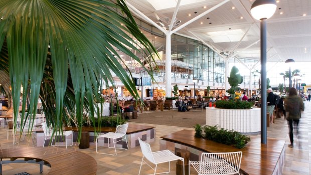 The improved terminal has tropical ambience.
