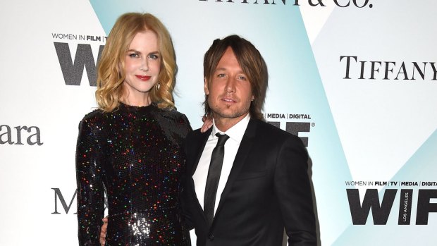 Nicole Kidman and Keith Urban at the Women In Film 2015 Crystal + Lucy Awards in Los Angeles on June 16.