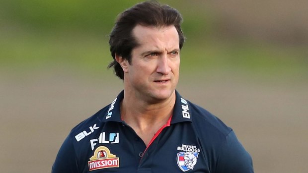 Bulldog coach Luke Beveridge: "This playing group – we're not sure what they're capable of."