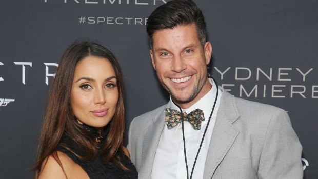 Former Bachelor Sam Wood and fiancee Snezana Markoski.