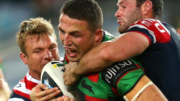 Glad to be back: Sam Burgess is raring to go.