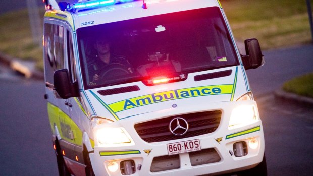 Paramedics took a teenager to hospital after she was stabbed in Coolangatta.