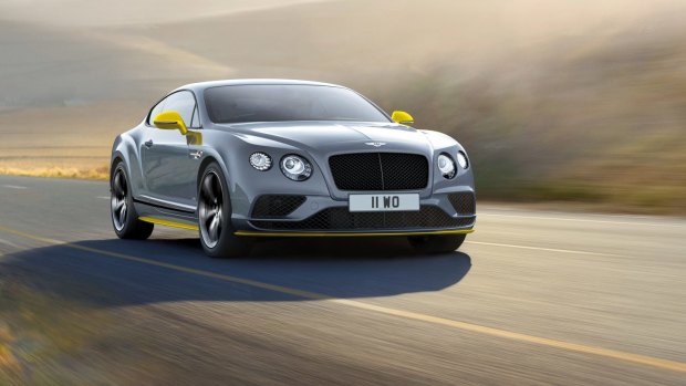 Racing legend John Bowe drove a Bentley Continental GT Speed in the ad.