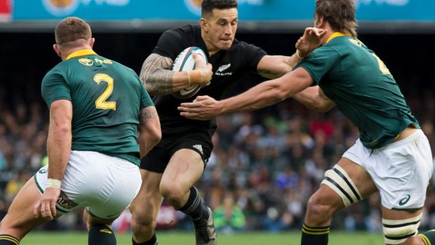 New Zealand centre Sonny Bill Williams has lost the pace than can bend the defensive linbe.