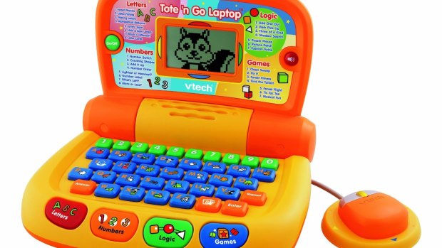 VTech's Preschool Learning Tote and Go Laptop.