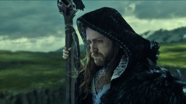Magical guardian Medivh (Ben Foster) must protect Azeroth at all costs in <i>Warcraft</i>.