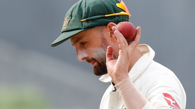 Ahead of the pack: Nathan Lyon has taken 46 wickets this year.