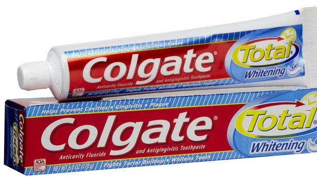 Health concerns: Colgate Total contains triclosan.