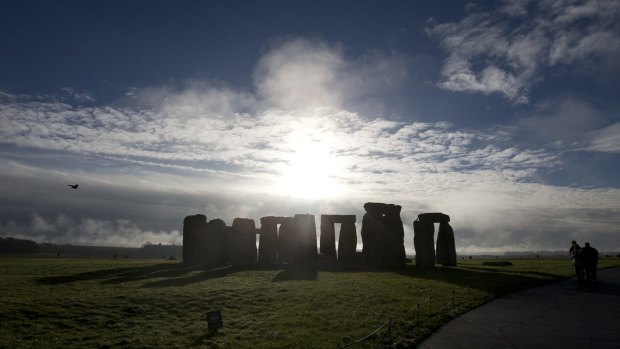 Researchers have discovered evidence of standing stones believed to be the remnants of a major prehistoric stone monument near the Stonehenge ruins. 
