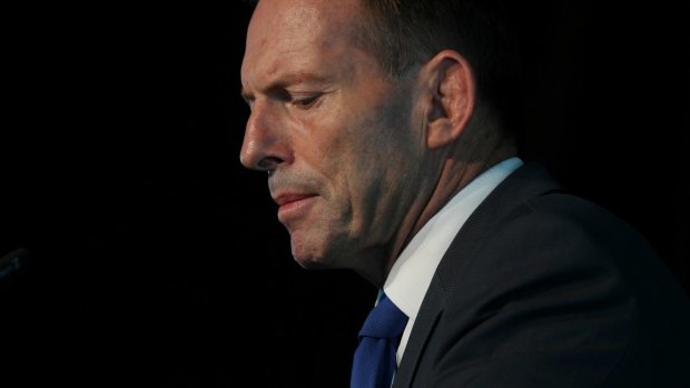 Under pressure: Tony Abbott.