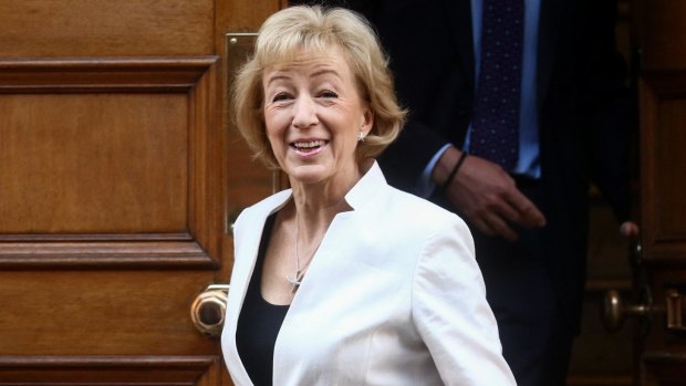 Andrea Leadsom, leader of the House of Commons.