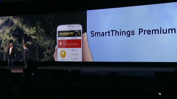 SmartThings Premium alerts you about issues in your home.
