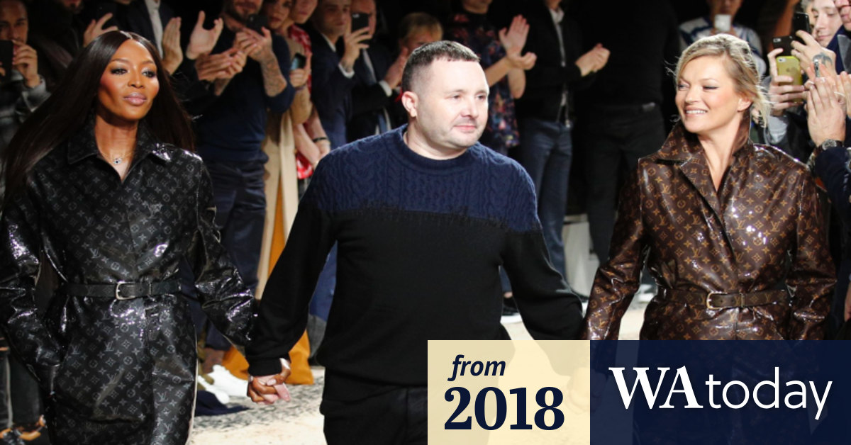 Kate Moss and Naomi Campbell reunite to walk for Kim Jones’s last Louis Vuitton show