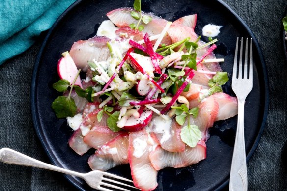 This colourful, light dish is good for lunch or served with other share plates for dinner.