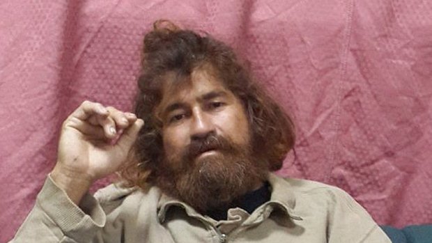 A man identifying himself as 37-year-old Jose Salvador Alvarenga sits on a couch in Majuro in the Marshall Islands in February last year, after he was rescued from being washed ashore on the tiny atoll of Ebon in the Pacific Ocean.  
