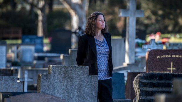 Woden Valley Community Council president Fiona Carrick was worried about Woden Cemetery's plan to expand into public parks. 