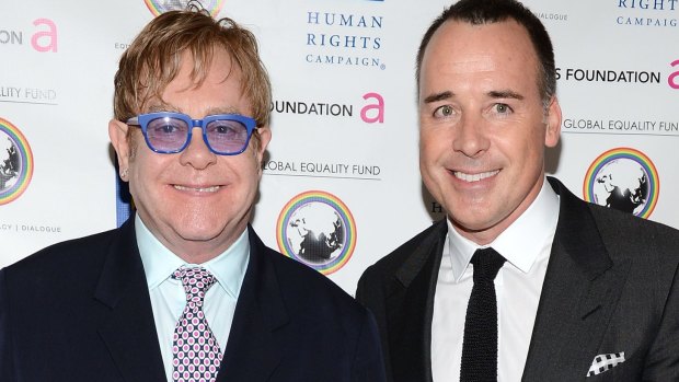 Just married: Elton John and long time partner David Furnish tied the knot in a small ceremony attended by friends David Beckham and Hugh Grant.