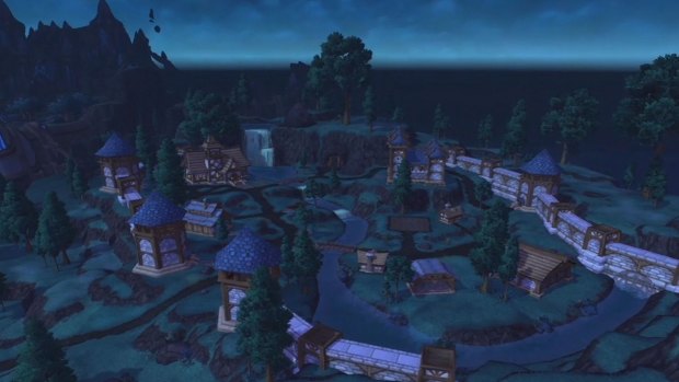 The new <i>World of Warcraft</i> release allows players to build home bases.  