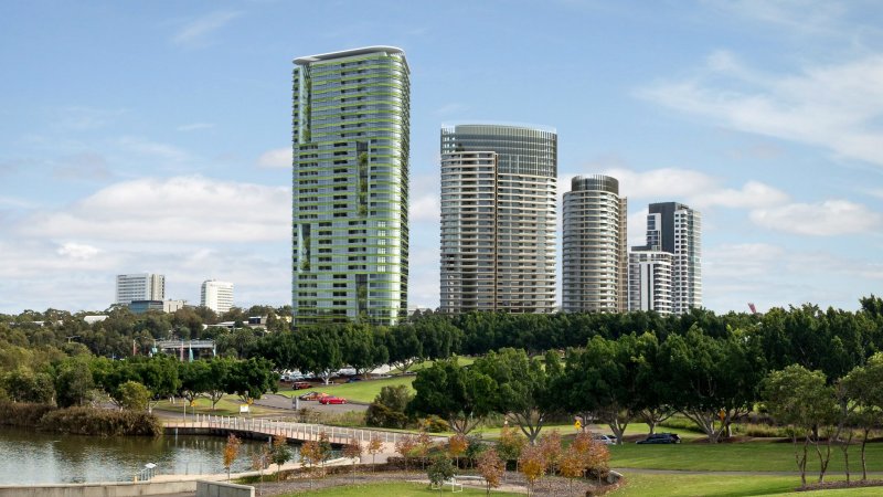 Sydney residents flee 'cracking' Olympic Park apartment building