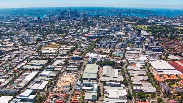 Demand is rising for South Sydney industrial sites in areas like Rosebery.