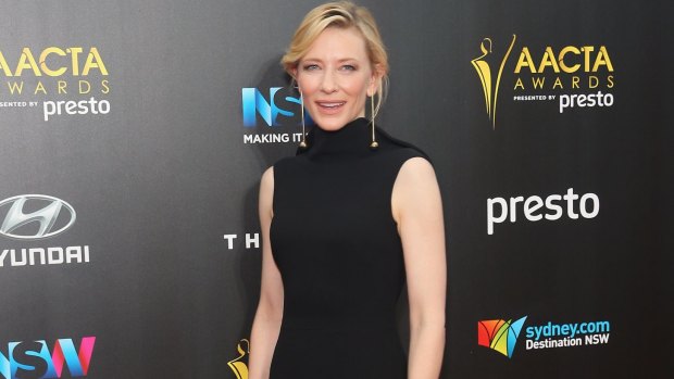 Cate Blanchett at the fifth AACTA Awards in Sydney.