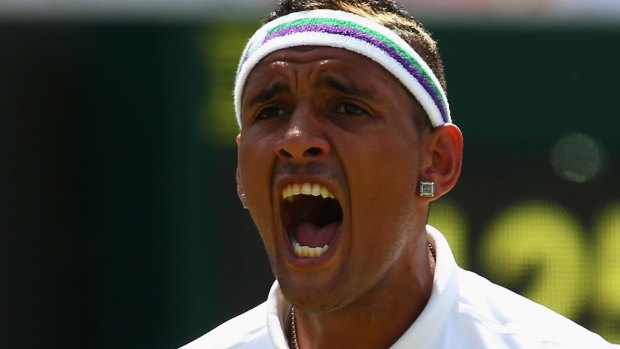 Controversial year: Nick Kyrgios.