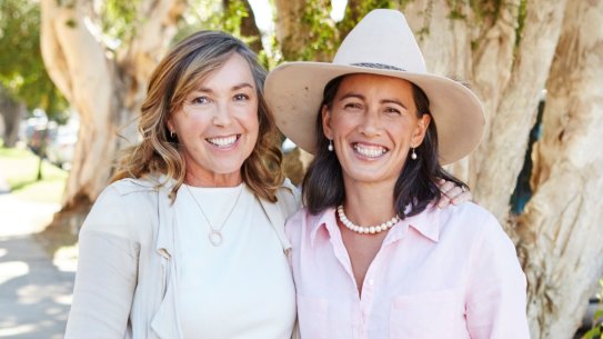 Kay Schubach and Kim Gentle launched a domestic violence initiative after they were both abused by the eastern suburbs "playboy rapist". 