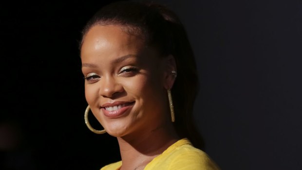 Rihanna at the launch of Fenty Beauty in New York City on Thursday.