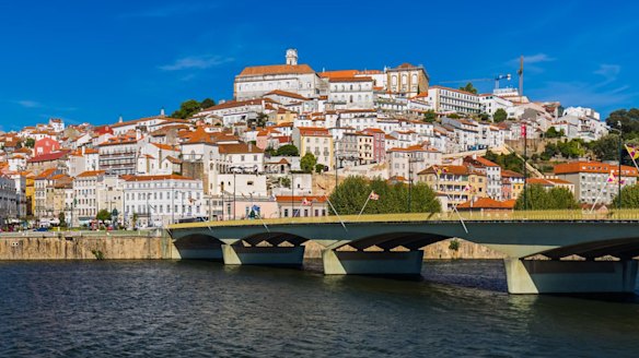 The ancient and photogenic town of Coimbra in Portugal.