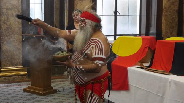 The handover ceremony for Australian Aboriginal ancestral remains took place at Australia House in London.