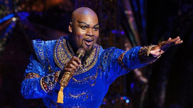 Michael James Scott took out the gong for best supporting actor in a musical for his role as the Genie in Aladdin.