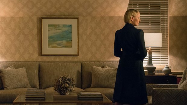 Wright faces her demons in the final season of House of Cards.