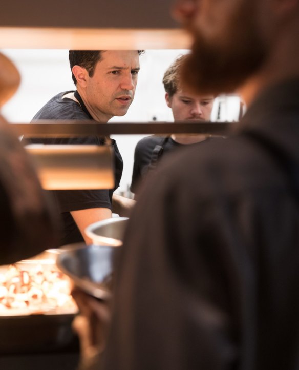 Owner-chef Ben Shewry in action at Attica.