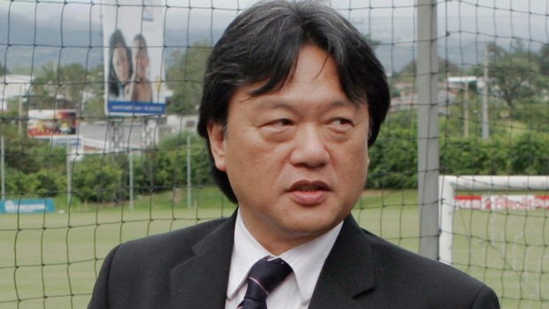 Pleaded guilty: Former Costa Rica football boss Eduardo Li, seen here in 2008, has pleaded guilty and admitted to taking hundreds of thousands of dollars in bribes.