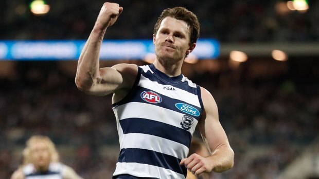 Standout: Cats star Patrick Dangerfield is equal leader in voting for The Age's player of the year award.