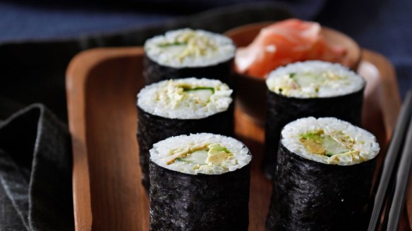 Sushi is a great gluten-free option.
