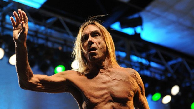 Iggy Pop and the Stooges performing in Melbourne in 2013.