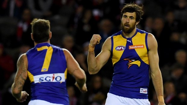 West Coast forward Josh Kennedy will be sidelined until March with an ankle injury.
