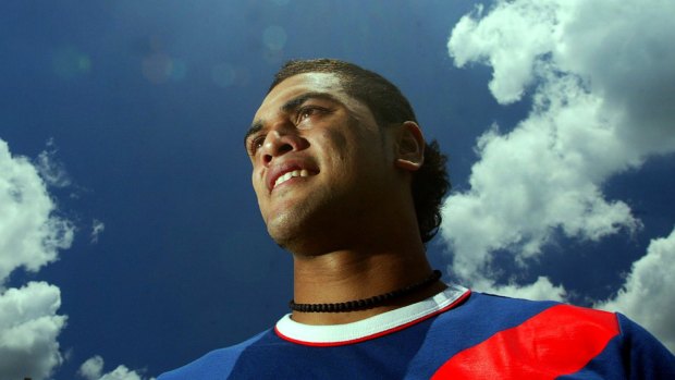 Young star: Karmichael Hunt in 2004.