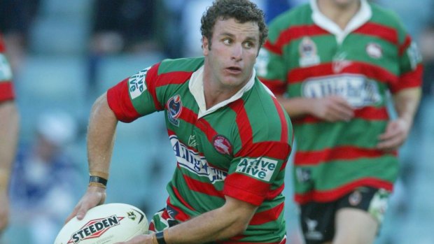 Altercation: Willie Peters with the Rabbitohs in 2004.