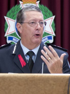 Queensland Police Commissioner Ian Stewart: "We tolerate people who wish to protest."