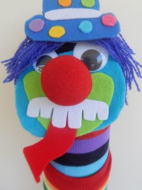 Ian McIntosh's sock puppet creation.