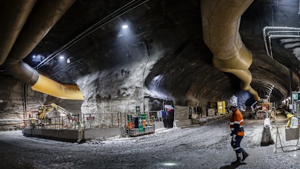 Tunnelling on NorthConnex in Sydney's north has reached the halfway point. 