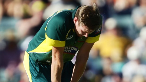 James Faulkner will miss Australia's opening World Cup match.