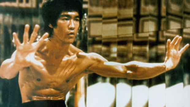 Bruce Lee in the 1973 movie <i>Enter the Dragon</i>.