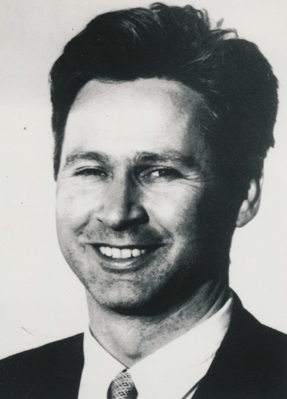 And in 1992, freshly appointed business editor of <i>The Age.</i>