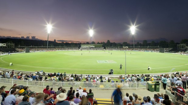 The Sydney Thunder are expected to host a Big Bash fixture at Manuka Oval on January 24.