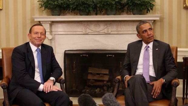 Unvarnished and strategic: Tony Abbott with US President Barack Obama.